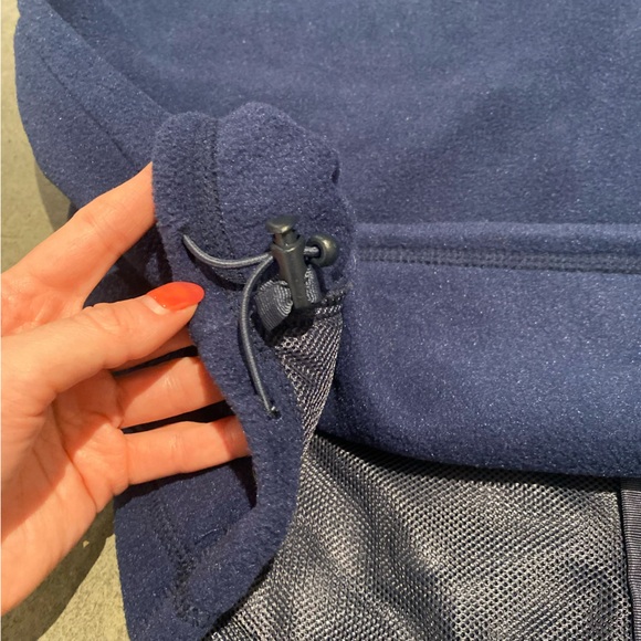 Vineyard Vines Sz Large Navy Blue Harbor Fleece Vest - Picture 5 of 5